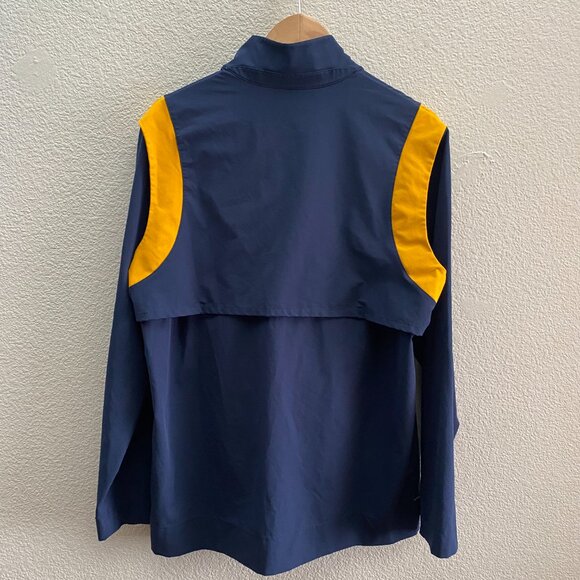 Augustana Vikings Nike CW3428 Coaches Performance 1/4 Zip Jacket Medium Blue - Picture 3 of 5